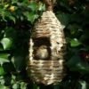Hand Woven Natural Grass Bird Hut for Outdoor Hanging