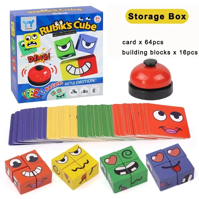 Matching Expression Puzzle Toy Board Game for Family Matching Expression Puzzle Toy Board Game for Family