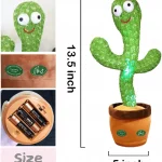 Dancing Cactus Toy Talking Mimicking Cactus Toy