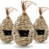 woven hummingbird house for outside hannging
