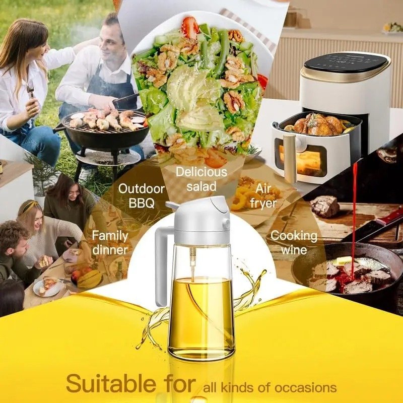2 in 1 Oil Dispenser and Oil Sprayer 2 in 1 Oil Dispenser and Oil Sprayer