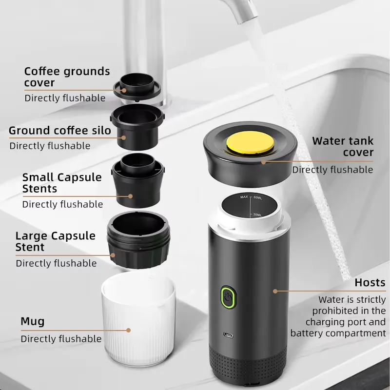 handheld espresso machine travel