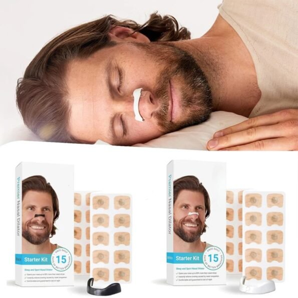 magnetic nasal strip for easier breathing