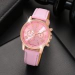 leather strap watch for women