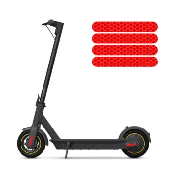Reflective Stickers for Electric Scooter – Night Safety Accessories, Waterproof & Bright for Ninebot G30
