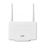 300Mbps 4G LTE Wireless Router with SIM Card Slot & Dual Antennas | EU Plug Portable WiFi Modem for Home, Travel & Office