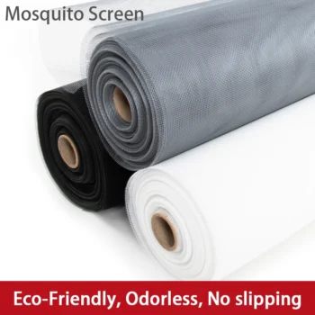 Durable Mosquito Screen Mesh Roll – Cuttable, Custom Size, Large Coverage for Windows, Doors & Outdoor Protection