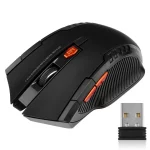 2.4G Wireless Gaming Mouse – 6 Buttons, USB Receiver, Adjustable DPI, Ergonomic Optical Mice for Laptop & PC