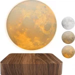16-Color Magnetic Levitation Floating Moon Lamp – 3D Printed LED Bedside Night Light, Perfect Gift for Friends & Bedroom Decor