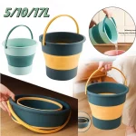 5/10/17L Collapsible Folding Bucket with Lid – Portable Car Wash, Fishing, Camping & Household Water Container