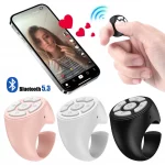 Bluetooth Finger Ring Remote | Wireless Shutter, Page Turner & Media Controller for iOS & Android
