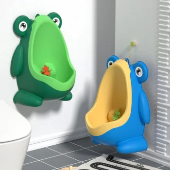 Baby Boys Potty Training Urinal – Frog Shape Wall Mounted Toddler Pee Toilet