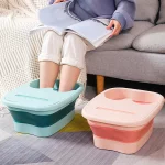 Foldable Foot Bath Massage Bucket – Portable Spa Basin for Soaking, Pedicure & Relaxation