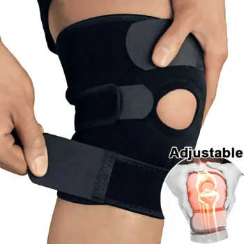 Orthopedic Knee Brace Support Pad – Adjustable Patella Protector for Joint Pain Relief, Sports Injury Recovery & Meniscus Support