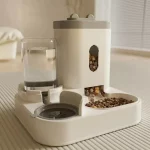 Automatic Pet Feeder with Water Dispenser – Large Capacity Dog & Cat Food Bowl Storage Container