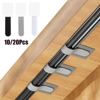 Reusable Cable Ties – Self-Adhesive Cord Organizer Straps for Desk, Home & Office Wire Management