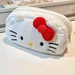 Kawaii Sanrio Plush Bag – Hello Kitty, Cinnamoroll, Pachacco Cosmetic & Pencil Case for Girls Birthday Gift