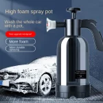 2L Foam Sprayer Hand Pump Bottle with 3 Nozzles – High-Pressure Foam Cannon for Car Wash, Windows & Home Cleaning