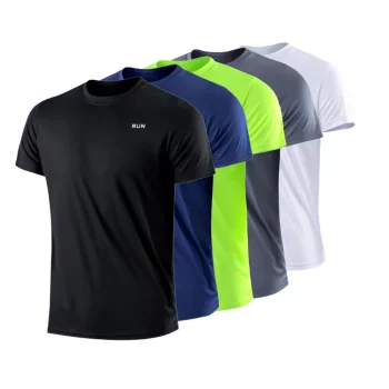 Men’s Quick Dry Gym T-Shirt | Lightweight Moisture-Wicking Short Sleeve Sports Top for Running, Training & Fitness