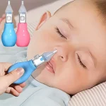 Silicone Nasal Aspirator for Baby Suction Pump Nose Cleaner Children Kids Soothing Nose Cleaning Device Nasal Cleaning Tools