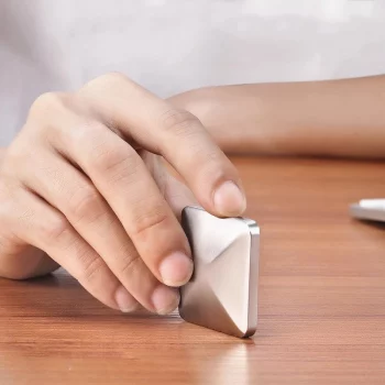 Flipo Flip Fidget Toy – Alloy Kinetic Desk Spinner for Adults & Kids | Anti-Stress Office Toy, Rotating & Rolling Desktop Game