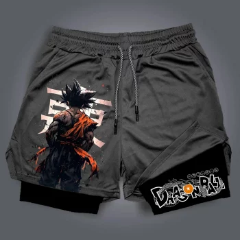 2025 DBZ Athletic Shorts – Official Shonen Jump Dragon Ball Z Collection | Lightweight Sweat-Wicking Cosplay & Gym Wear