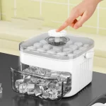 50-Cube Ice Maker with Easy Press Cap with Easy-press Lid Large Capacity Ice Cube Machine Reusable Food-grade Ice Cube Mold