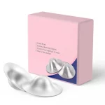 Silver Nipple Shields for Breastfeeding – Soothing Reusable Nipple Covers for Nursing Moms