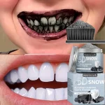 Bamboo Charcoal Teeth Whitening Powder – Natural Stain Remover for White Teeth, Fresh Breath & Deep Cleaning Toothpaste Alternative