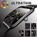 Ultra Thin Smart Watch 1.96" AMOLED HD Display Always-On Bluetooth Call Smartwatch for Men & Women