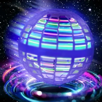 Flying Ball LED Spinner Toy – Hand-Controlled 360° Rotating Cosmic Globe for Indoor & Outdoor Play