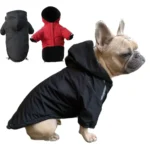 Autumn Winter Waterproof Dog Hooded Coat – Warm Reflective Pet Jacket for Small Dogs & Cats