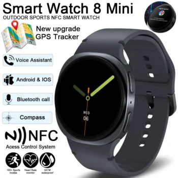 2025 GPS Smart Watch for Men & Women Bluetooth Call NFC IP68 Waterproof Heart Rate Sleep Tracker Compass Fitness Smartwatch