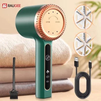 Electric Rechargeable Lint Remover Fabric Shaver – Portable Clothes Fuzz & Hair Ball Remover