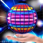 Hand Controlled Flying Ball LED Spinner Toy – 360° Rotating Indoor & Outdoor Hover Ball