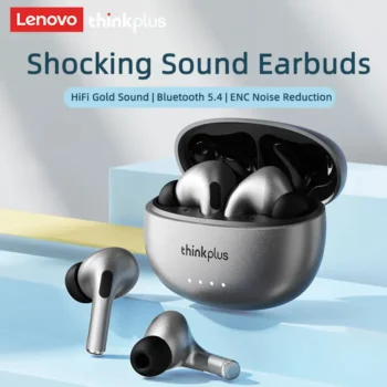 Lenovo LP5 Pro Bluetooth 5.4 TWS Earbuds – HiFi Sound, Gaming Mode, Long Battery & Touch Control