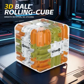 3D Maze Magic Cube Fidget Toy – 2-in-1 Labyrinth Puzzle for Logical Thinking & Stress Relief