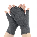 Fingerless Sports Compression Gloves Unisex, Breathable Wrist Support Hand Gloves for Gym, Cycling, Training and Daily Strain Relief