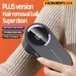 USB Rechargeable Electric Lint Remover – High-Speed Fabric Shaver with Digital Display & Type-C Charging