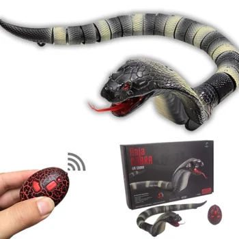 Infrared Remote Control Animal Toy – Cobra / Cockroach / Caterpillar Prank Toy for Kids & Pets