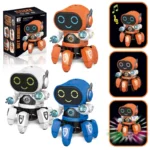 Dancing Music Robot Octopus Spider Toy for Kids – 6-Claw Moving Vehicle Educational Toy for Boys & Girls