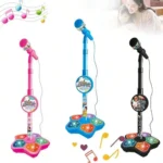 Kids Microphone Stand Toy – Portable Children’s Karaoke Machine with Adjustable Stand