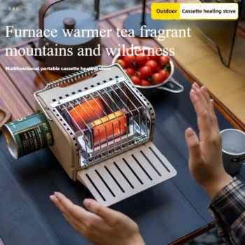 Outdoor Mini Heating Stove – Portable Camping Gas Heater for Winter Camping & Fishing