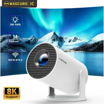 Magcubic HY300 Pro 8K Projector – Android 14 Home & Outdoor Cinema with Dual WiFi6