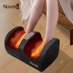 Foot Massager for Circulation and Relaxation with Heat – Deep Kneading Foot Massager Machine (110V)