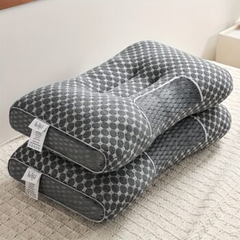 2pcs Adjustable Ergonomic Neck Massage Pillows – Orthopedic Contour Support for Neck & Shoulder Relief