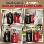 Extra Large Laundry Basket Set (2PCS) – Foldable Oxford Cloth Laundry Hamper Organizer