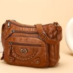 Vintage Crossbody Bag – Irresistible Multi-Pocket Design with Large Capacity (4 Stylish Colors)